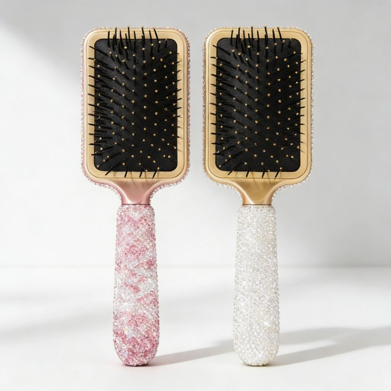 Hair Care Daily - Bling Rhinestone Encrusted Air Cushion Massage