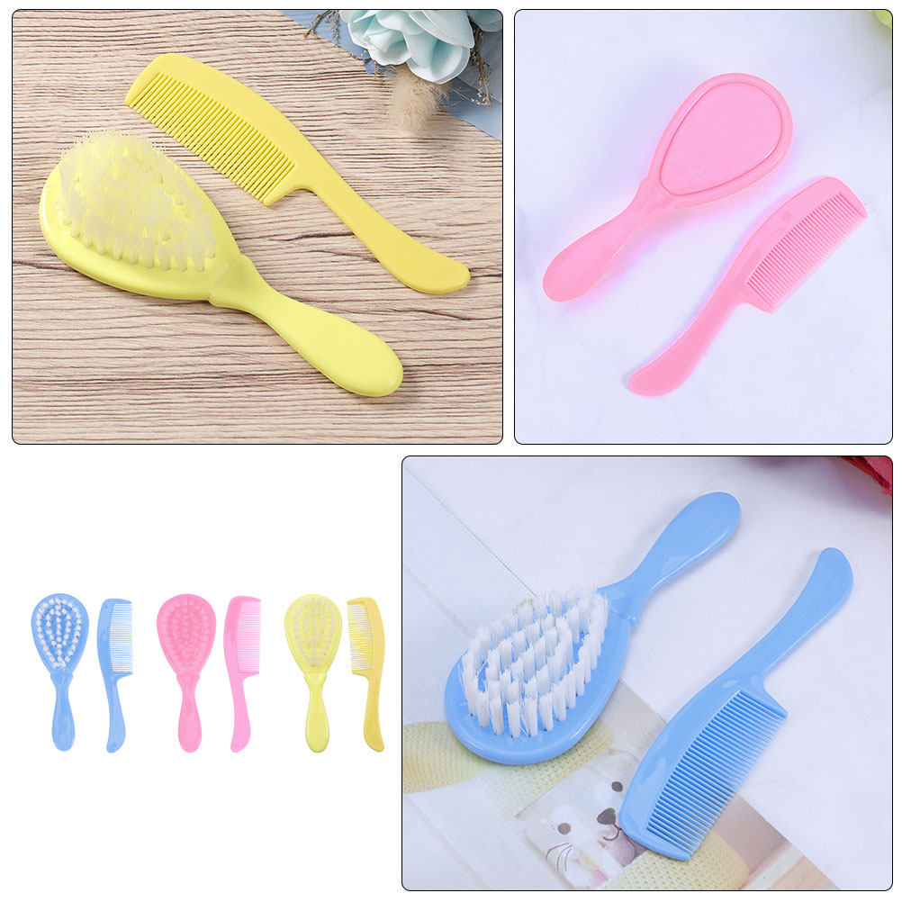 Hair Care Baby - 6Pcs Baby Hair Comb Brush Set