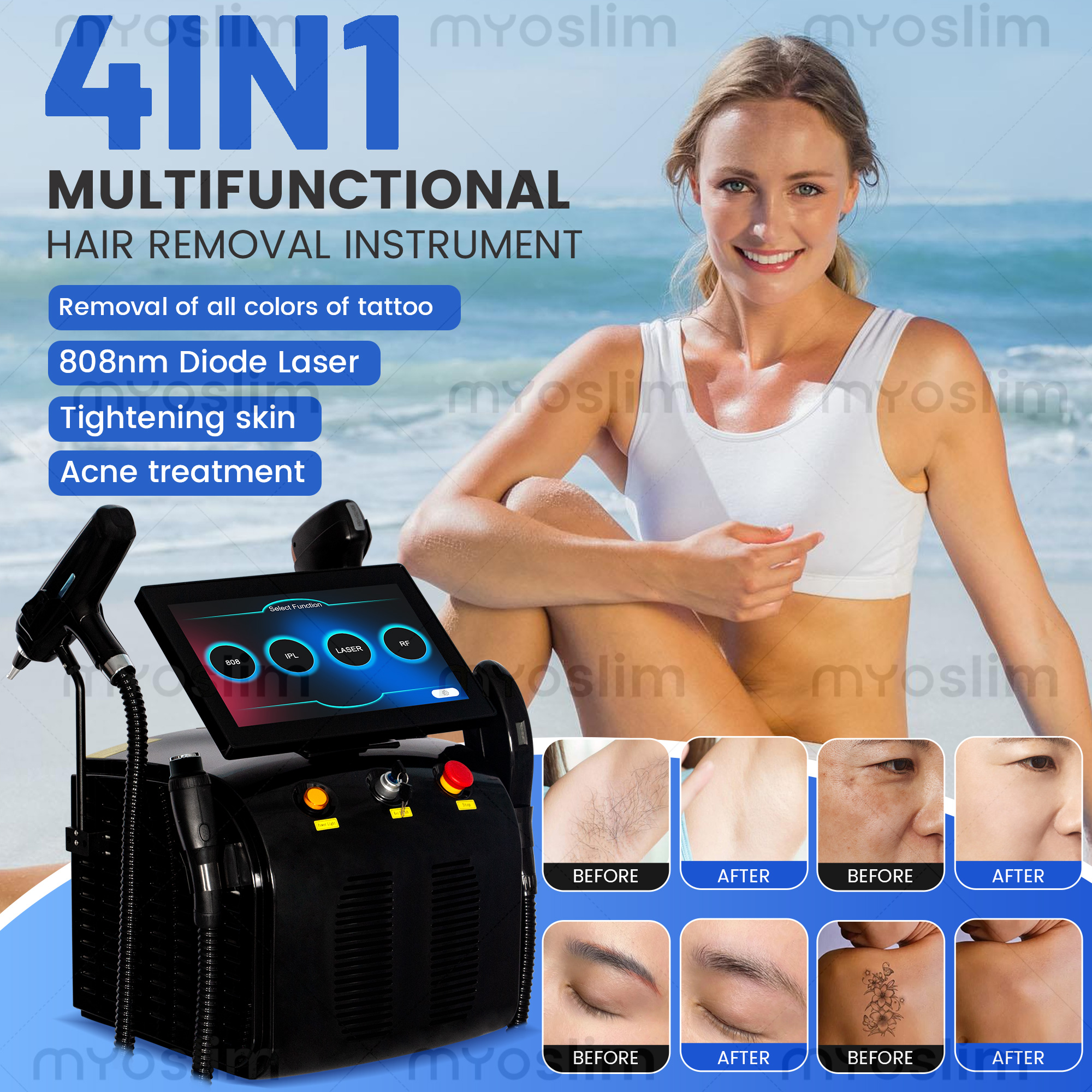 Hair Care Or Haircare - 4 in 1 Multifunctional Beauty Machine