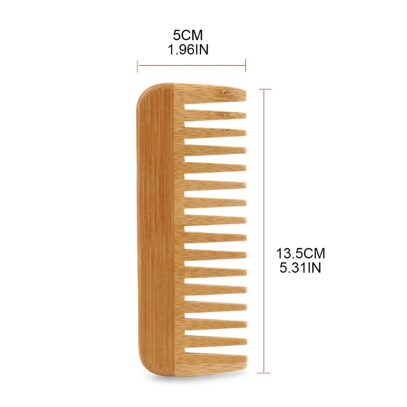 Natural Bamboo Wide Toothed Co - Bamboo Hair Brush incelemesi ve fiyatı