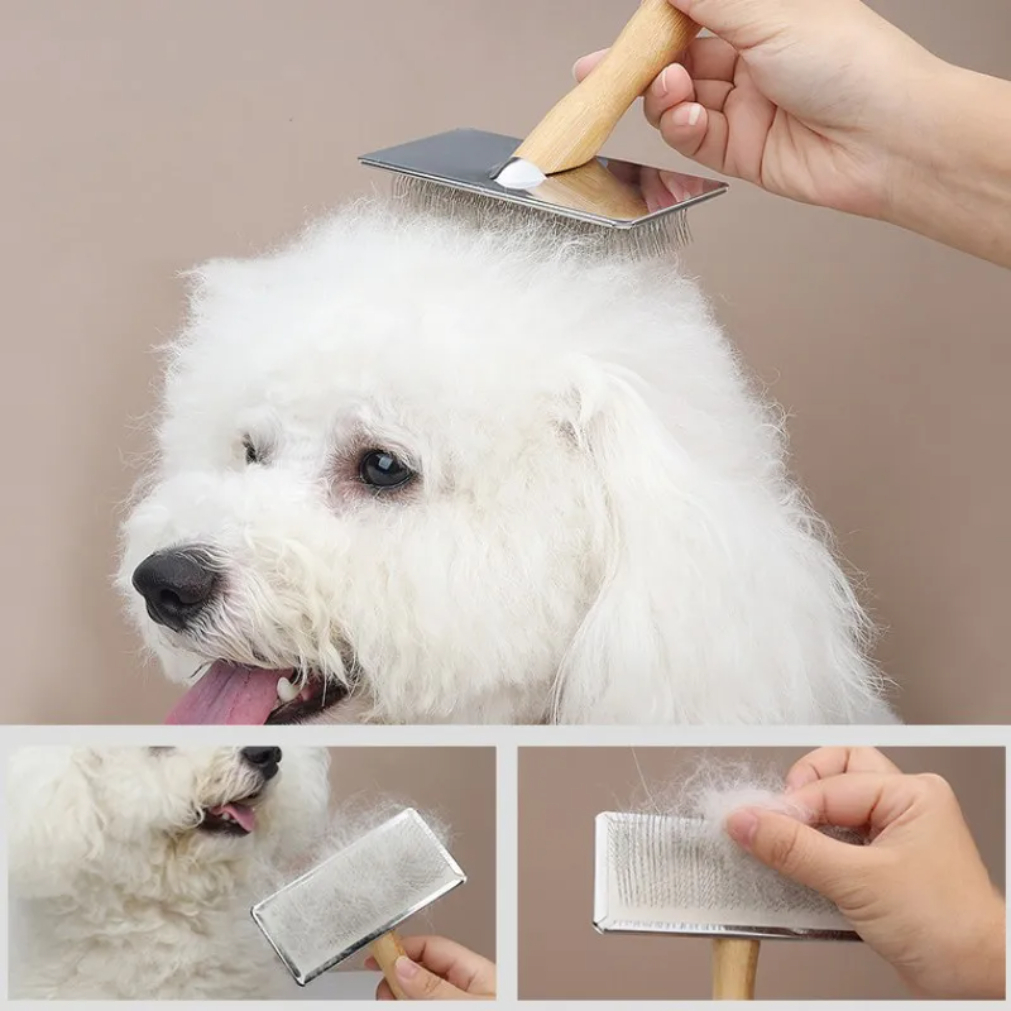 Dog Comb Solid Wood Dog Brush  - Bamboo Hair Brush incelemesi ve fiyatı