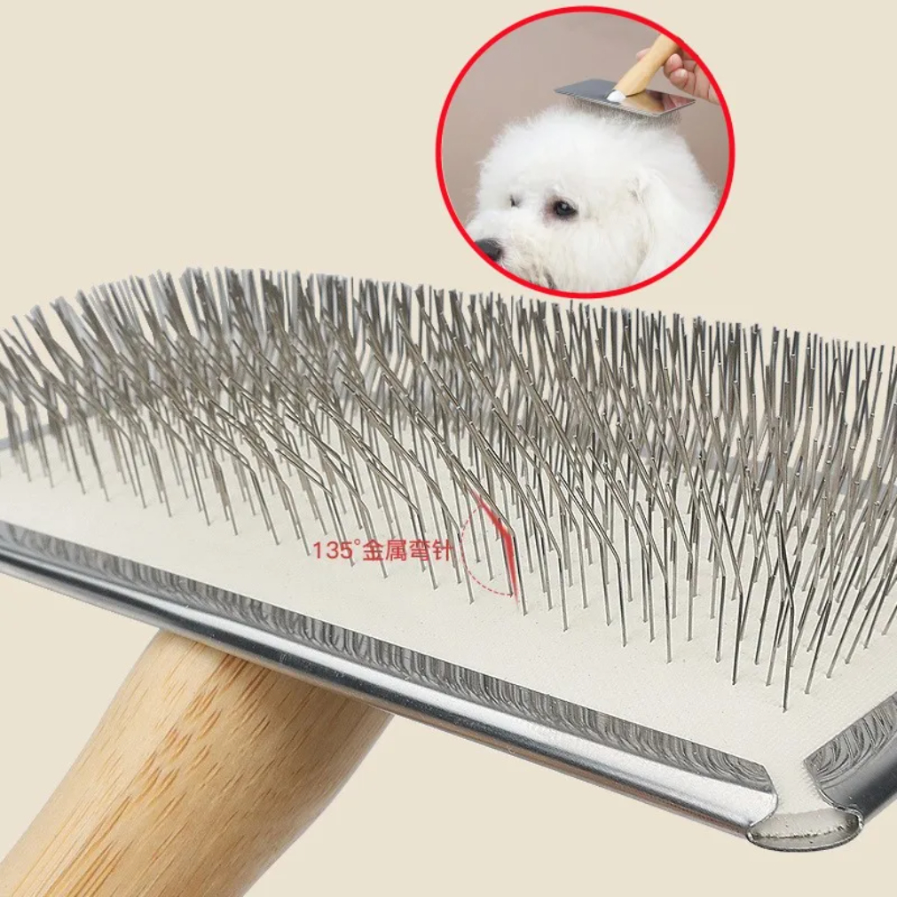 Dog Comb Solid Wood Dog Brush  - Bamboo Hair Brush incelemesi ve fiyatı