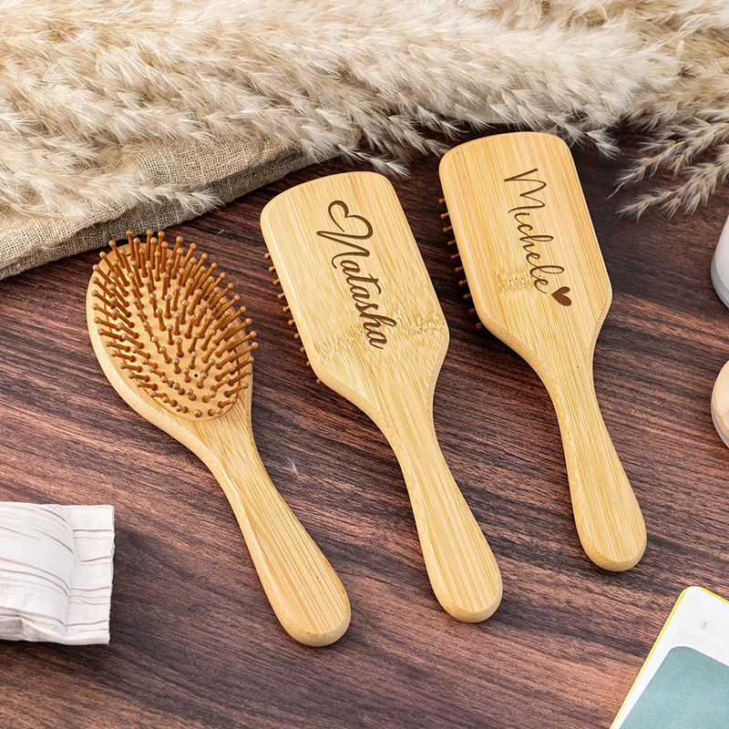  Personalize Wood Air Cushion - Bamboo Hair Brush incelemesi ve fiyatı