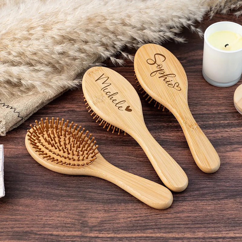  Personalize Wood Air Cushion - Bamboo Hair Brush incelemesi ve fiyatı