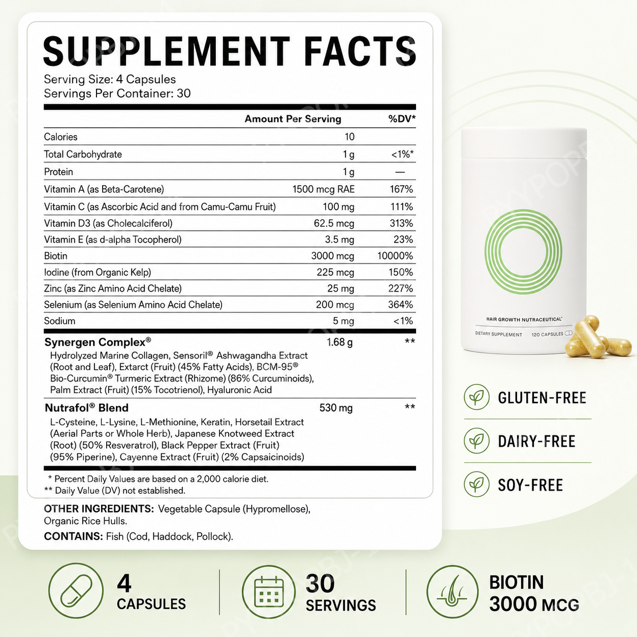 Herbal Hair Nutrition Capsules - Hair Care Daily incelemesi ve fiyatı
