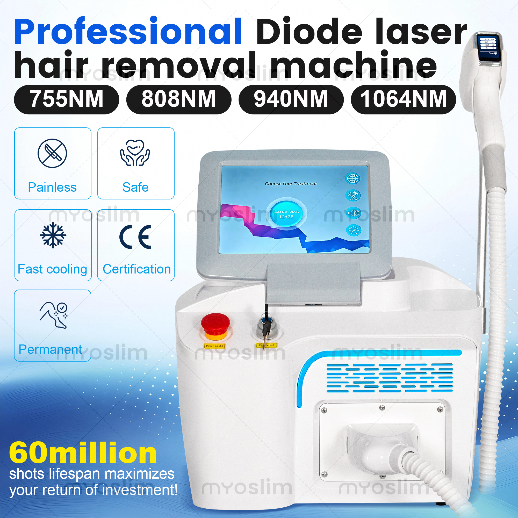 5000W 4 Wavelength 808 Nanomet - Hair Care Or Haircare incelemesi ve fiyatı