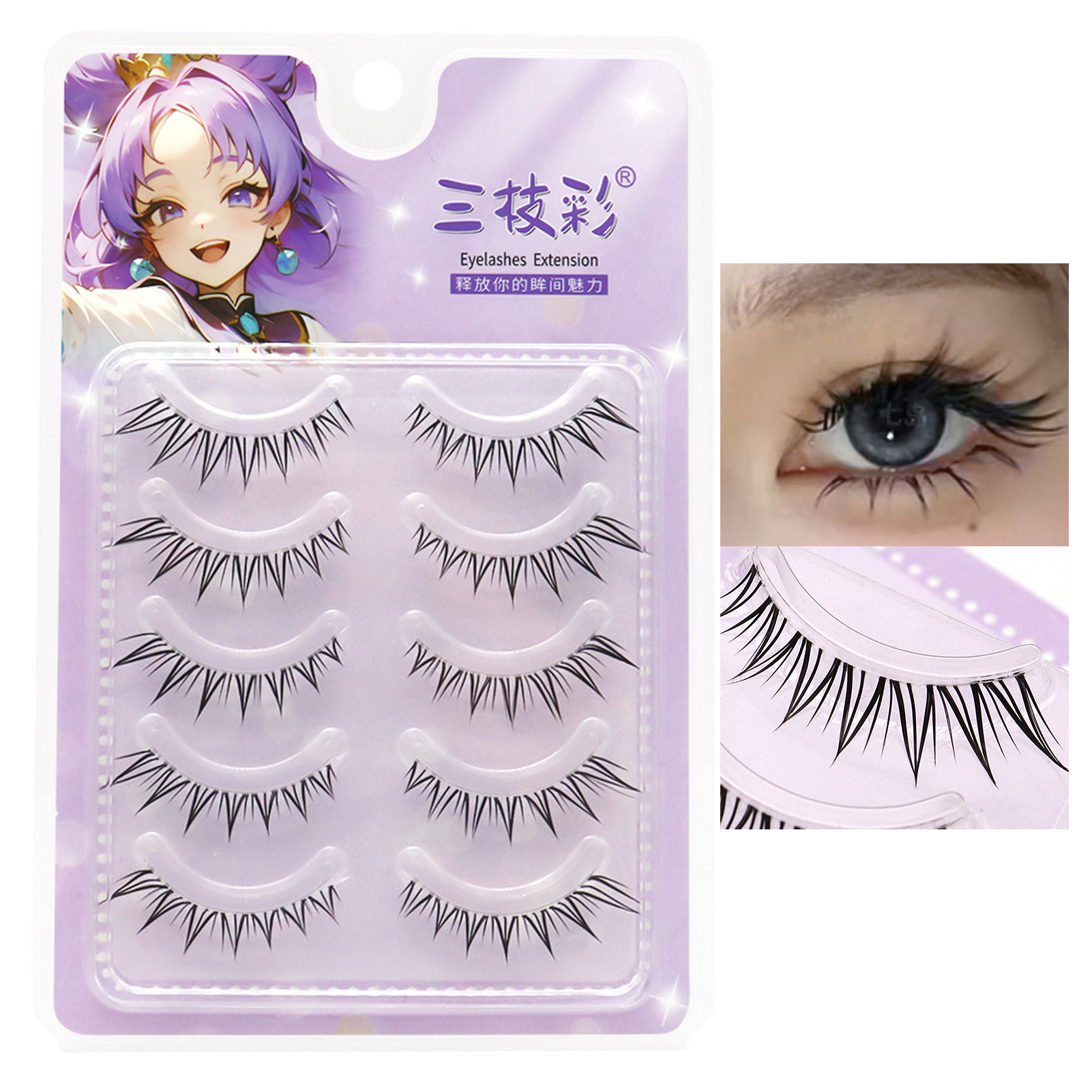 5pair Foxes False Eyelashes Fu - Hair Care Korea incelemesi ve fiyatı