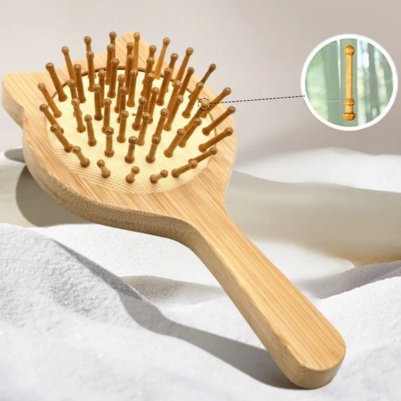 1Pc New Hair Care Wood Comb Pa - Bamboo Hair Brush incelemesi ve fiyatı