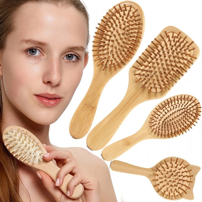 1Pc New Hair Care Wood Comb Pa - Bamboo Hair Brush incelemesi ve fiyatı