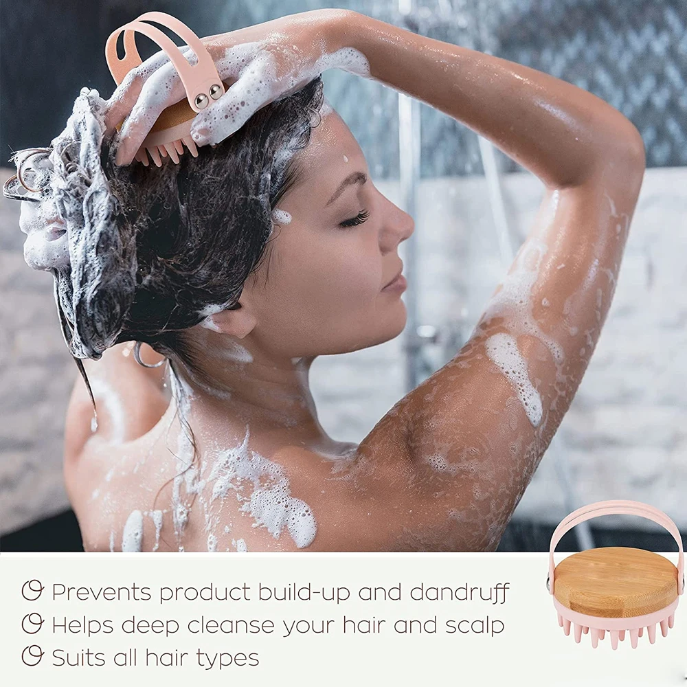 New Scalp Massager Shampoo Bru - Bamboo Hair Brush incelemesi ve fiyatı