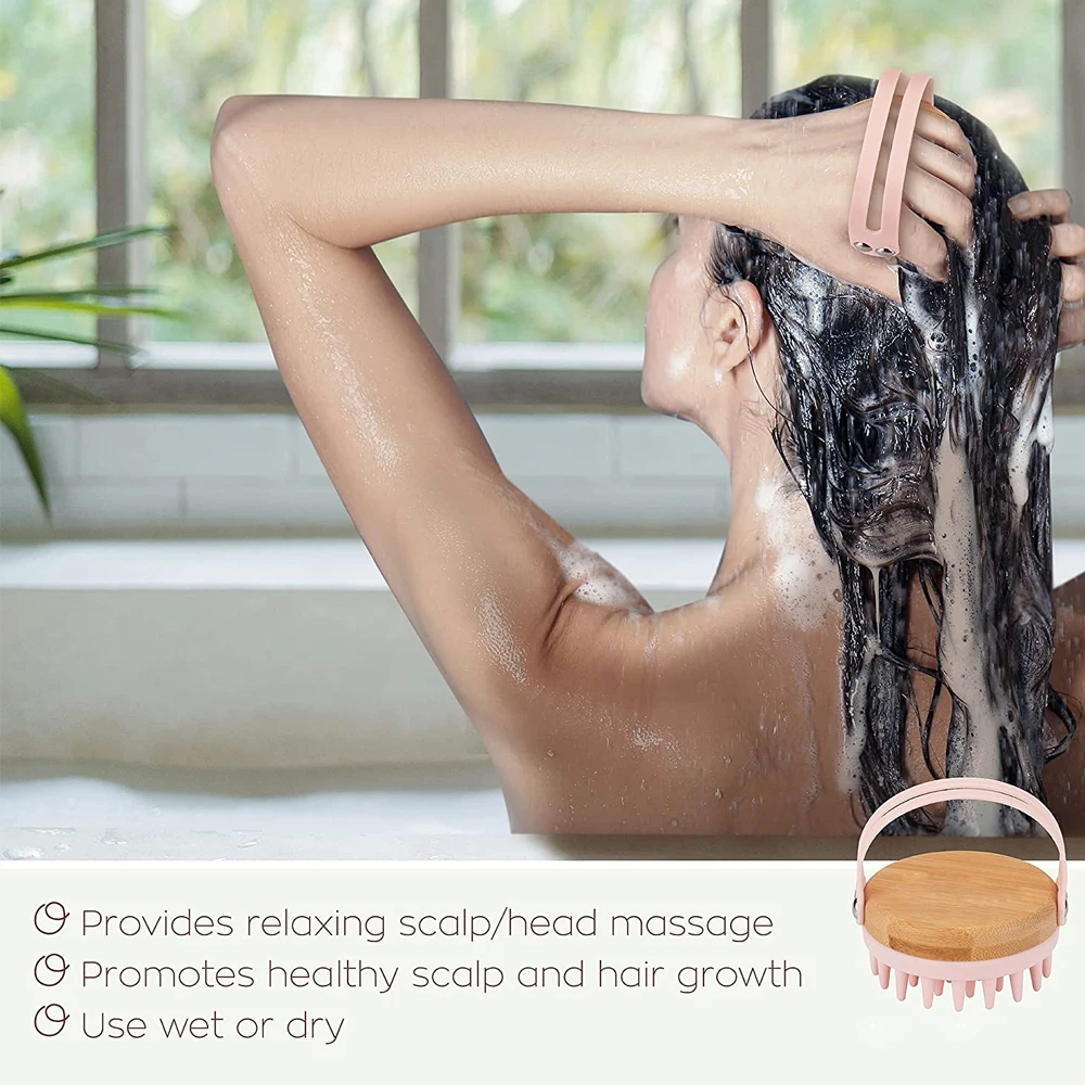 New Scalp Massager Shampoo Bru - Bamboo Hair Brush incelemesi ve fiyatı