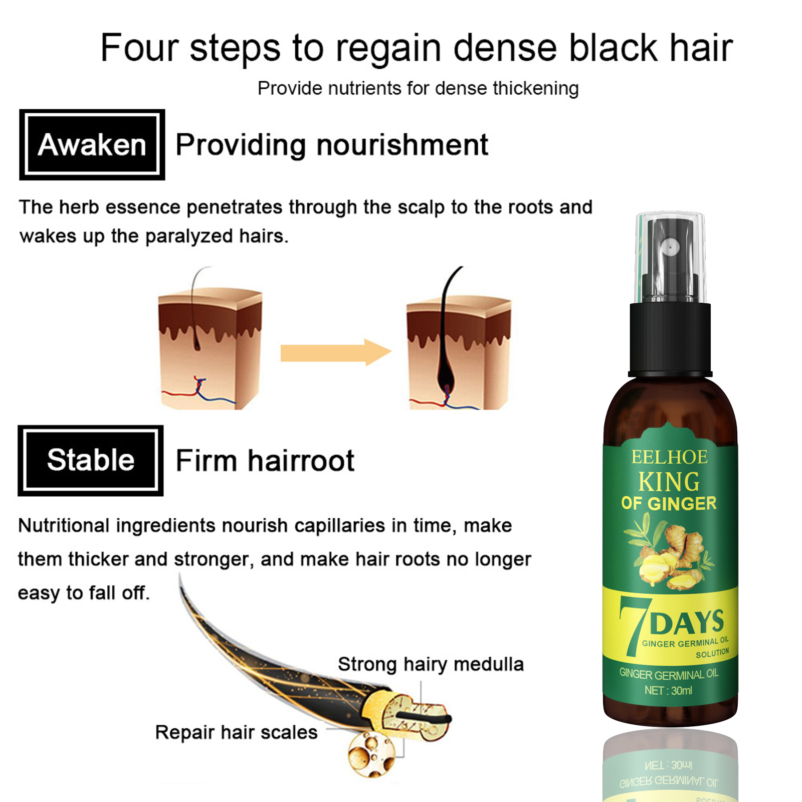 Ginger Hair Spray Root Care Se - Hair Care Daily incelemesi ve fiyatı