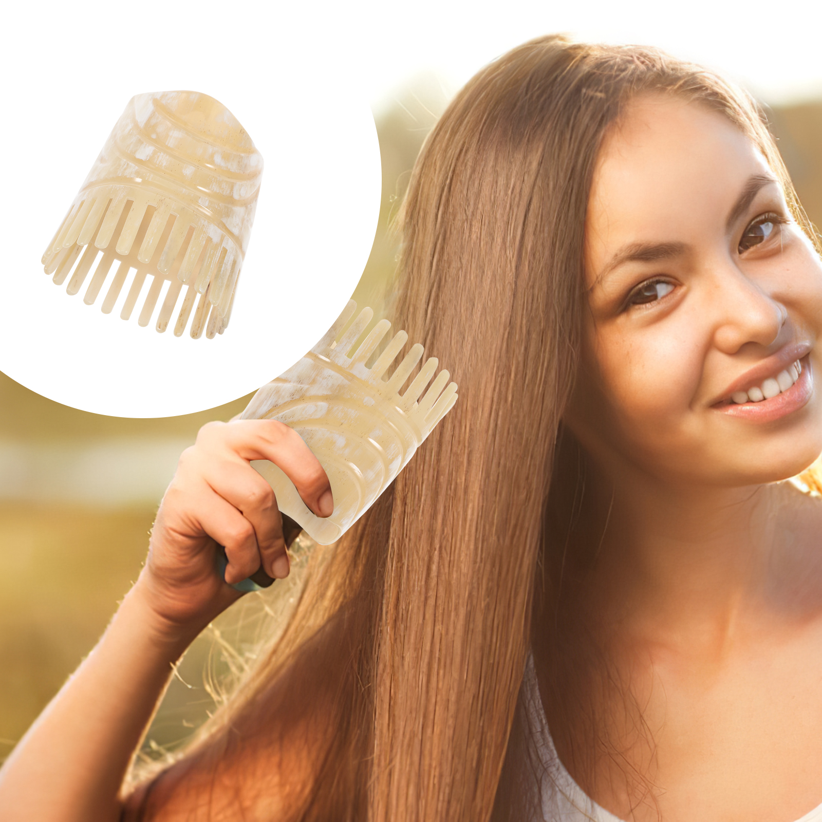 Portable Oxhorn Haircomb With  - Hair Care Tips incelemesi ve fiyatı