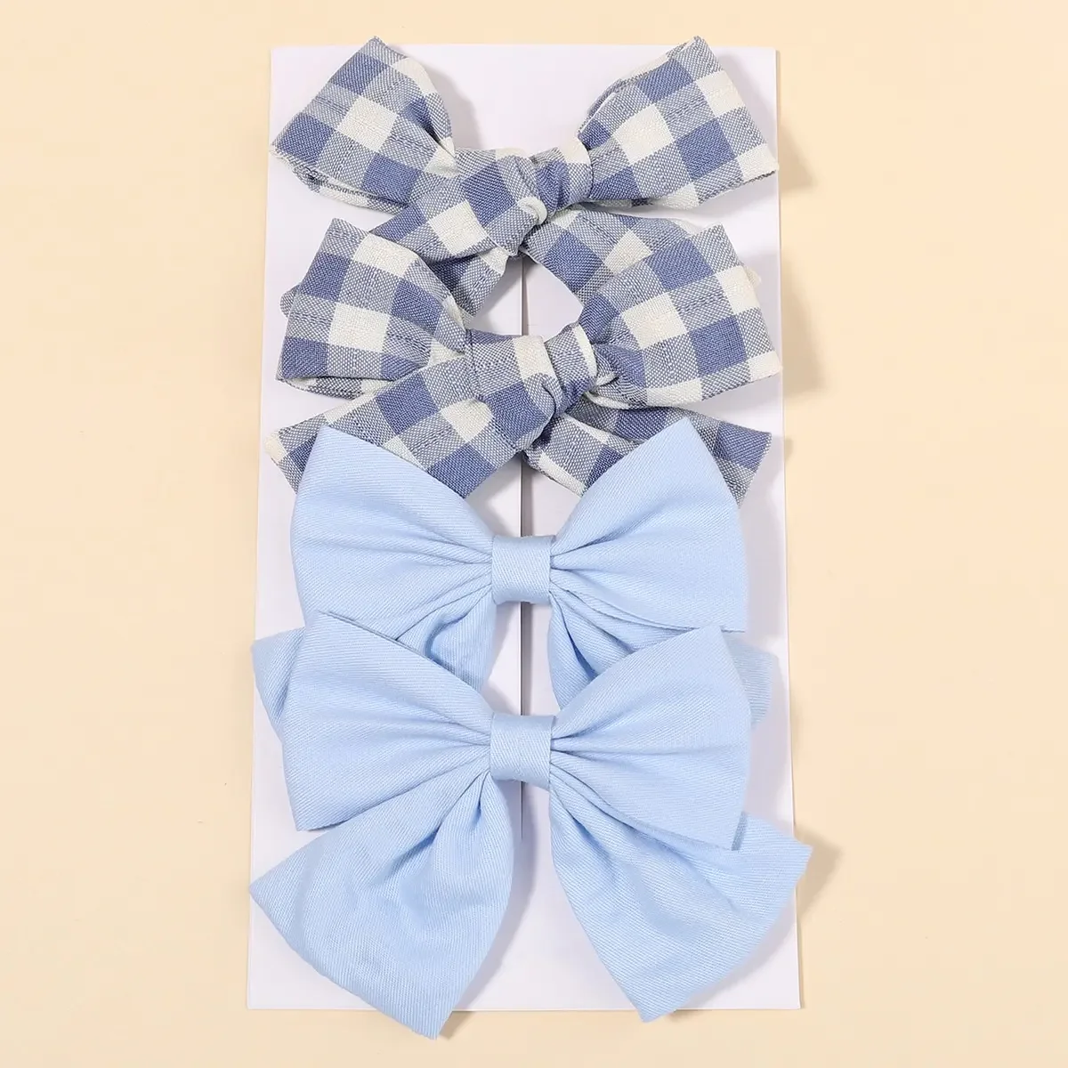 4Pcs/Set Cute Plaid Bow Hair C - Hair Care Baby incelemesi ve fiyatı
