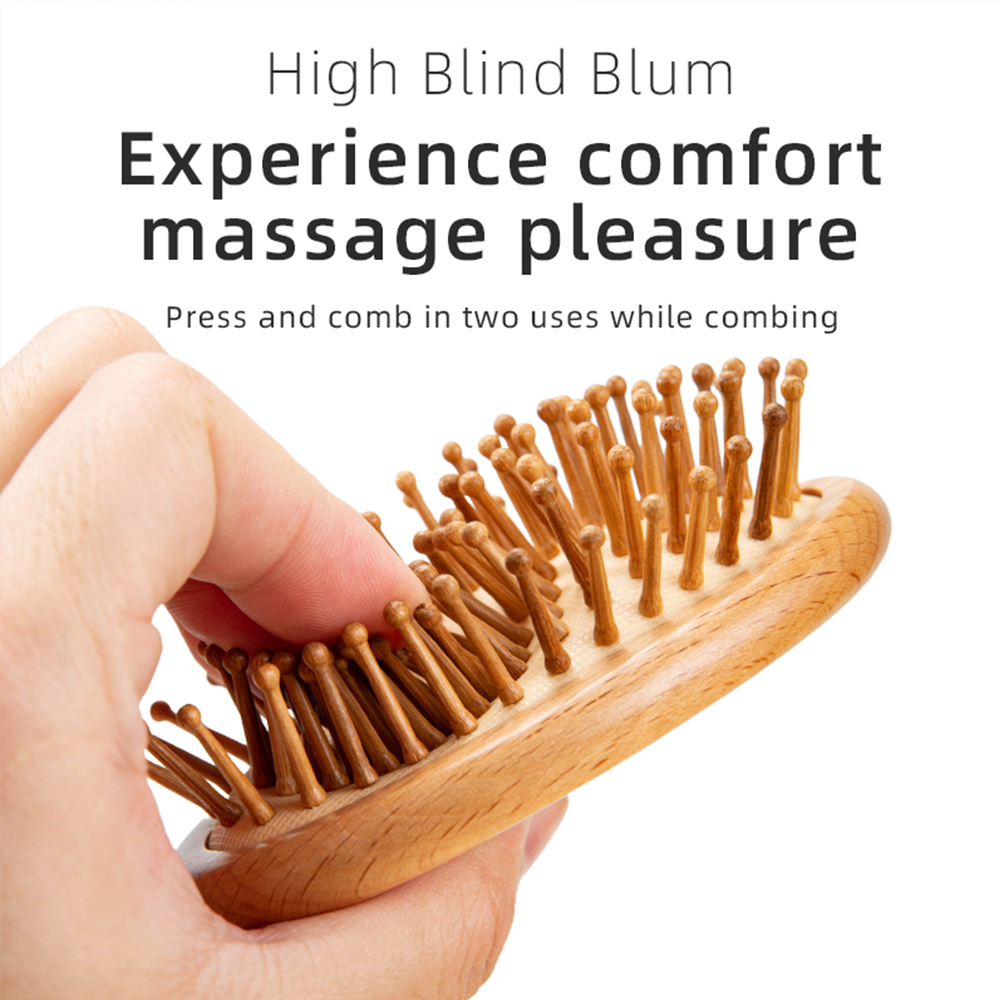 1pcs/2pcs Wood Comb Profession - Bamboo Hair Brush incelemesi ve fiyatı