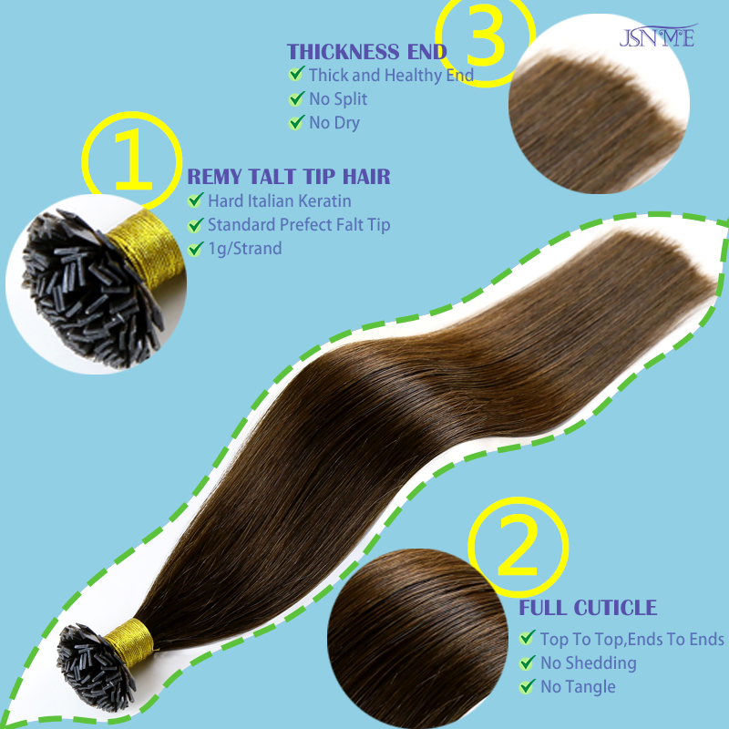 JSNME Flat tip Human Hair Exte - Hair Care Tips incelemesi ve fiyatı