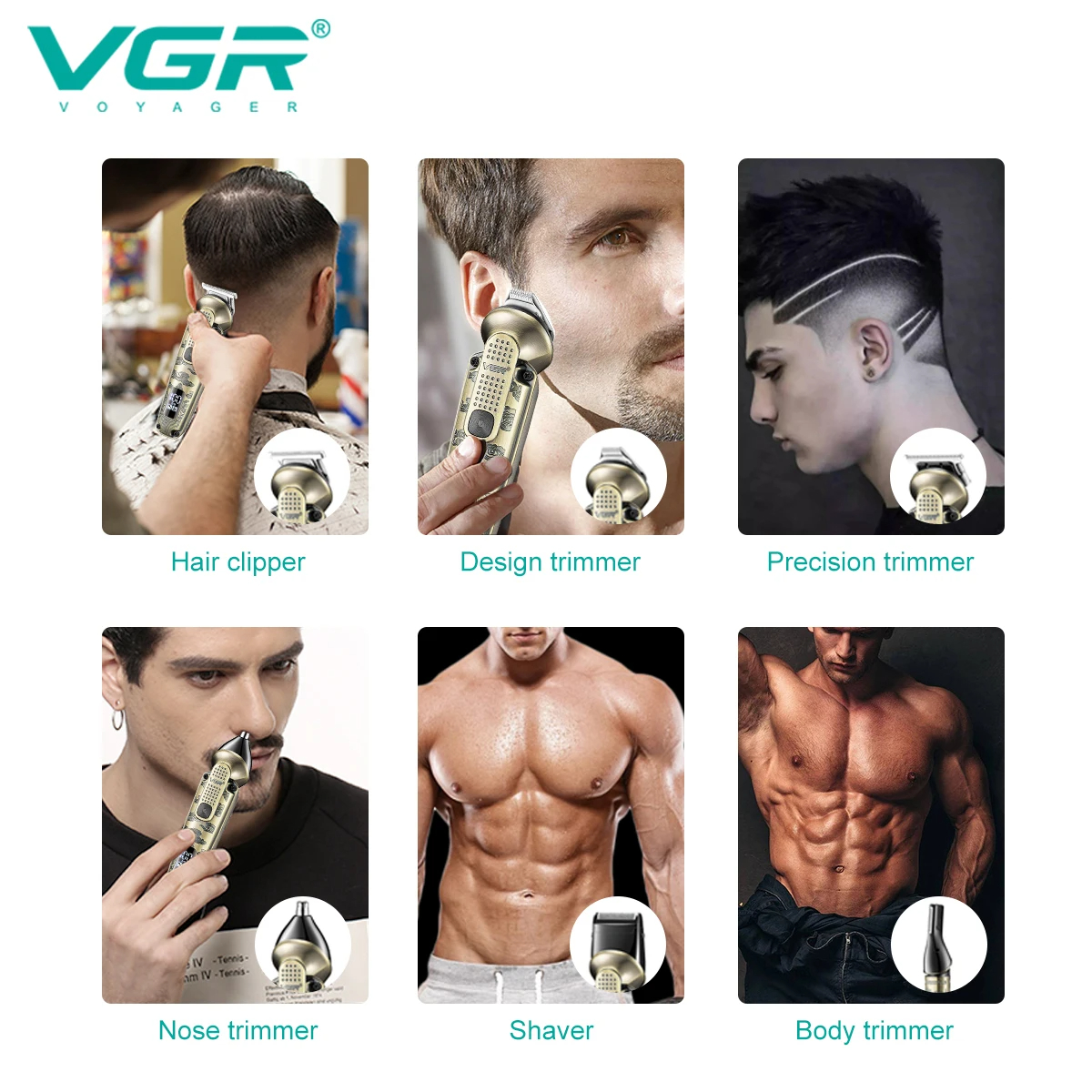 VGR V-095 6-in-1 Metal Retro M - Hair Care Or Haircare incelemesi ve fiyatı