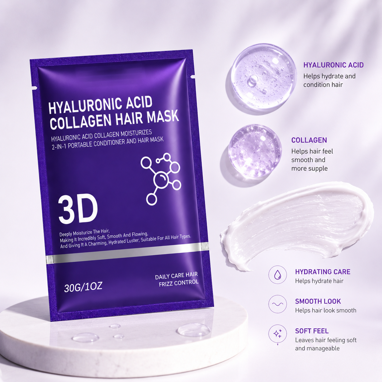 2/3/5 pack Hyaluronic Acid Hai - Hair Care Daily incelemesi ve fiyatı