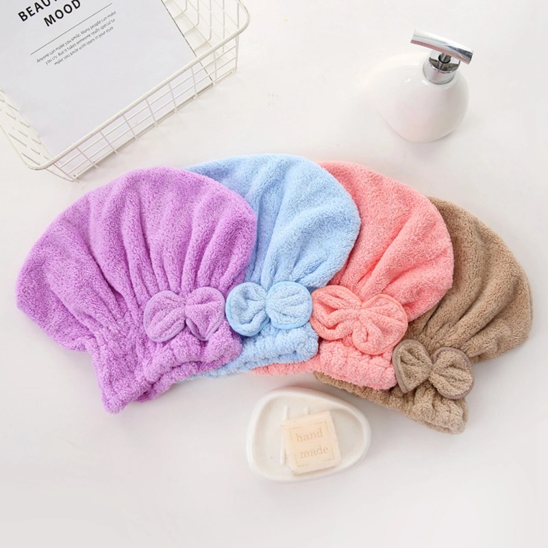 1Pc Microfiber Hair Turban wit - Hair Care Daily incelemesi ve fiyatı