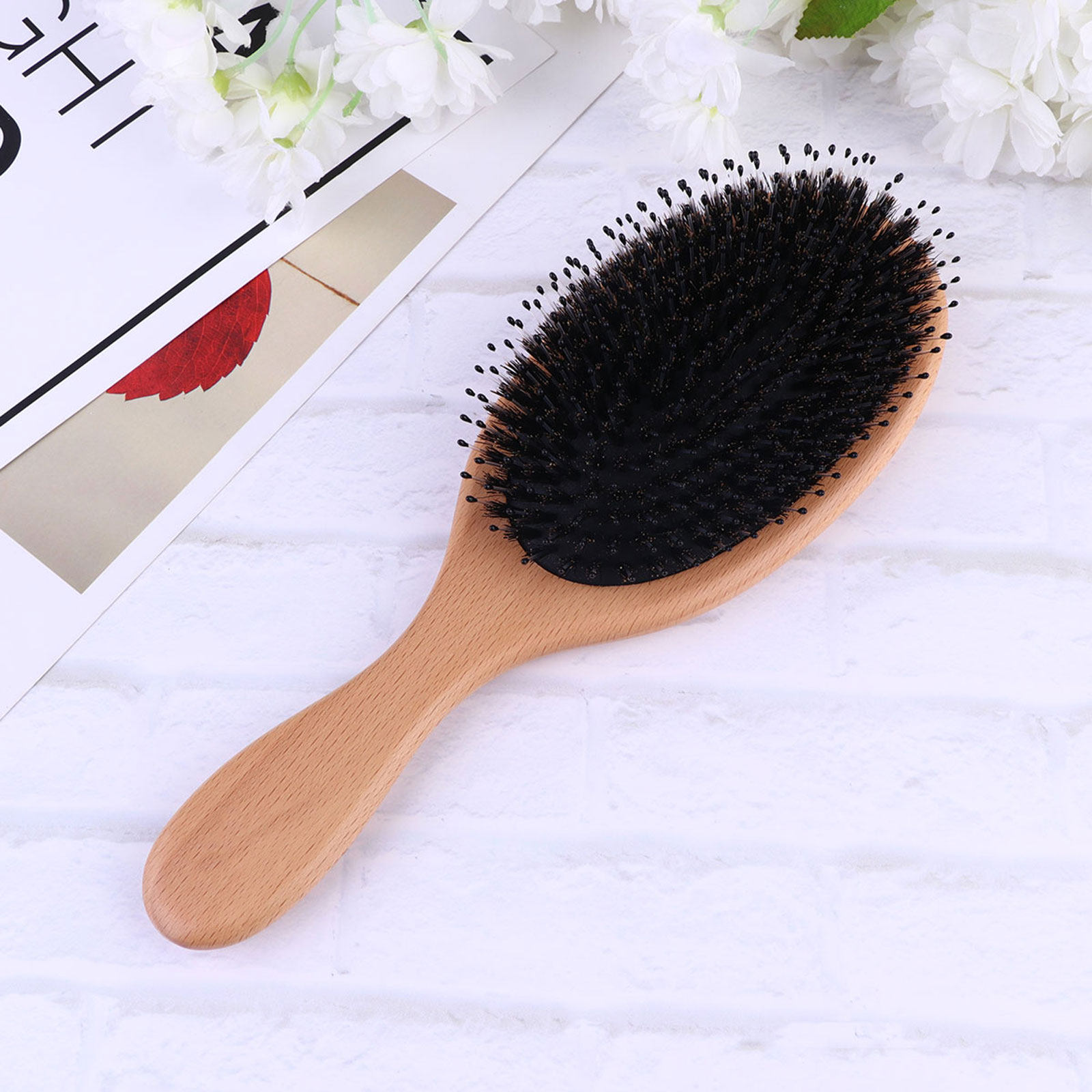 2 Pcs Bamboo Bristle Brush Boa - Bamboo Hair Brush incelemesi ve fiyatı