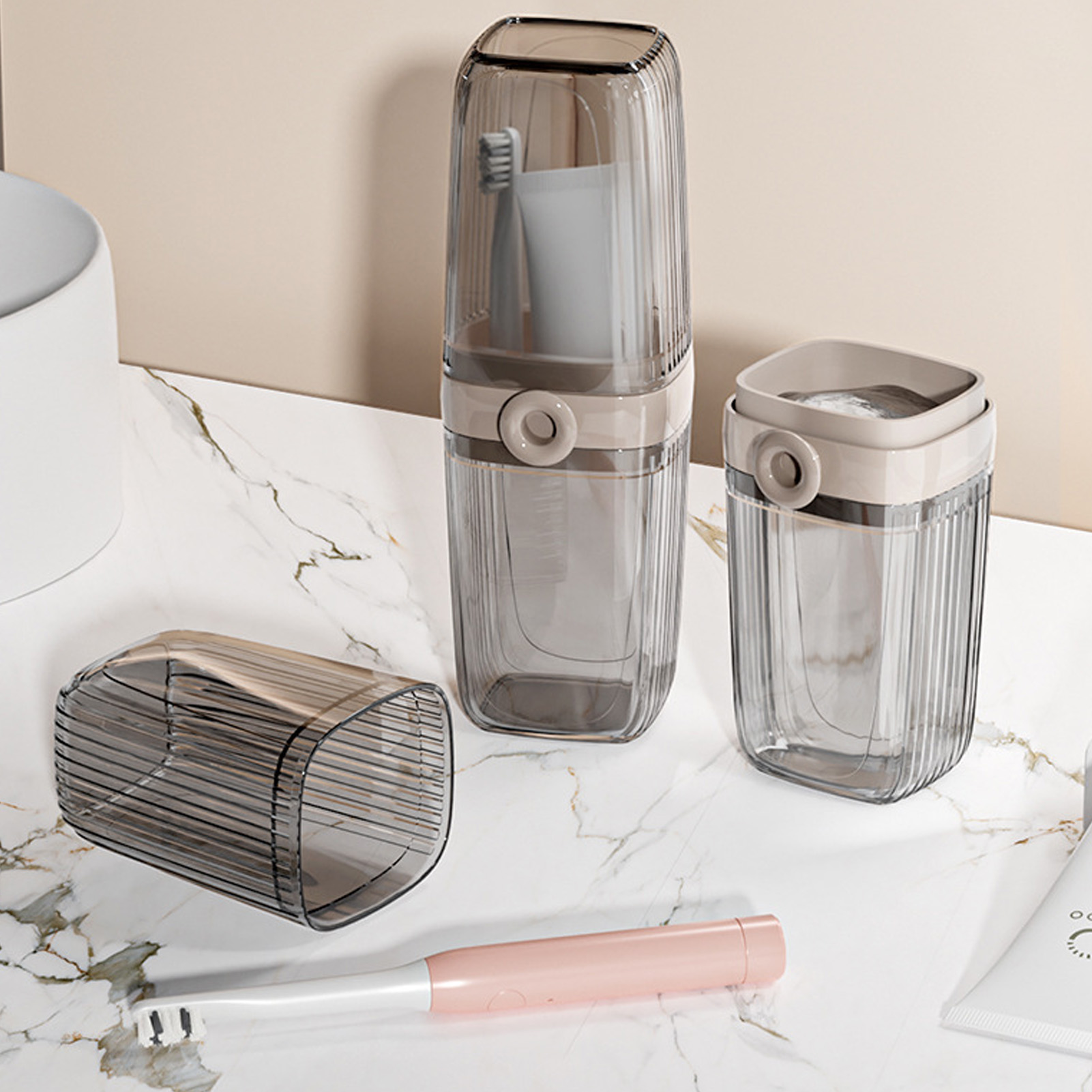 Portable Mouthwash Cup Soap Bo - Hair Care Daily incelemesi ve fiyatı
