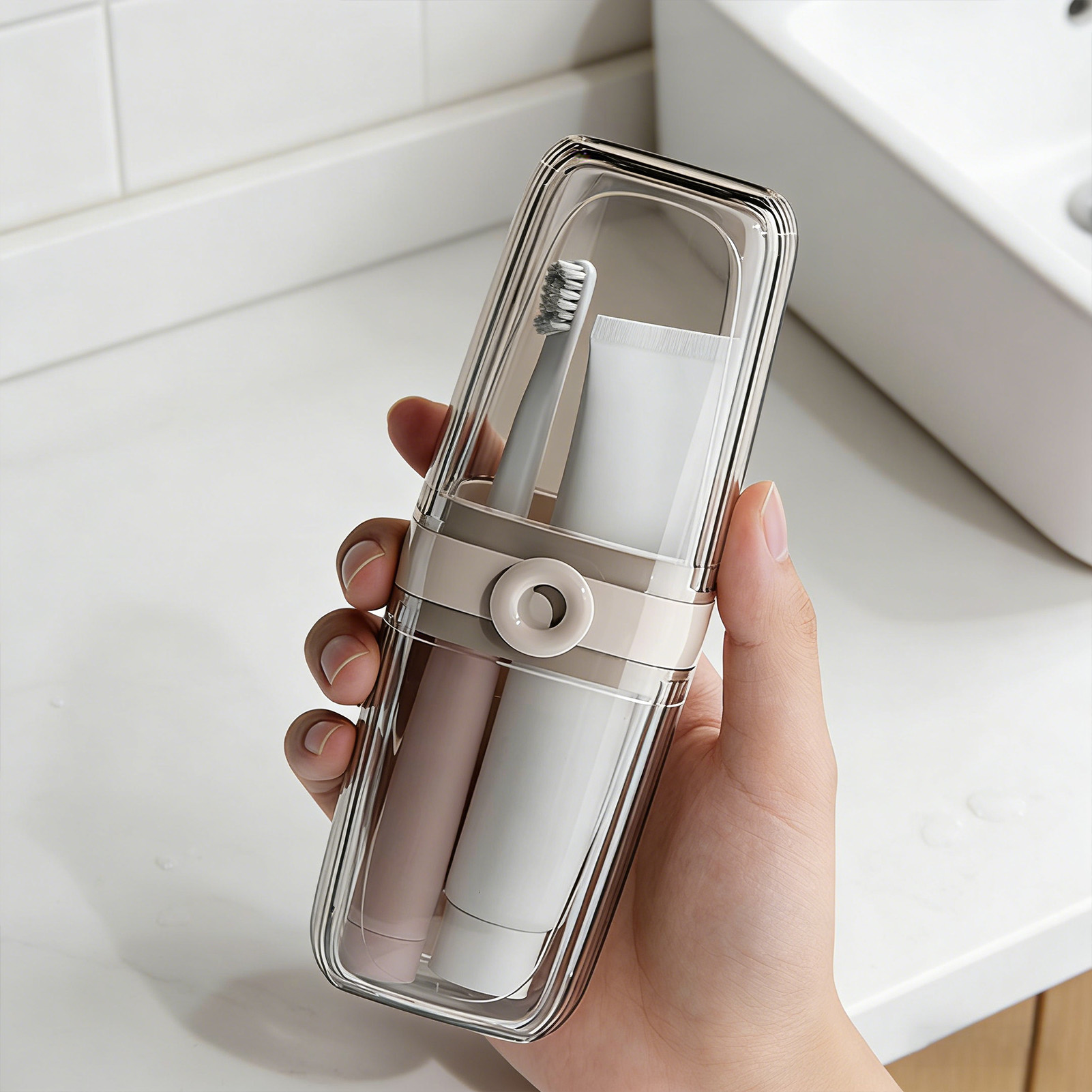 Portable Mouthwash Cup Soap Bo - Hair Care Daily incelemesi ve fiyatı