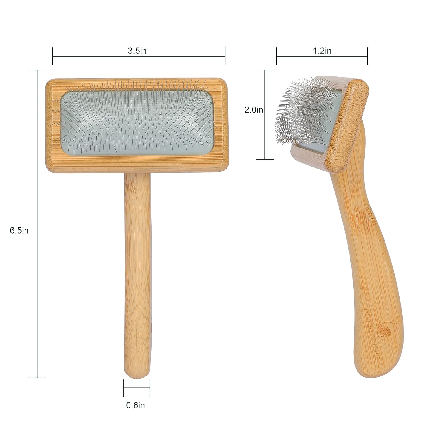 Pet Slicker Brush, Bamboo Hand - Bamboo Hair Brush incelemesi ve fiyatı