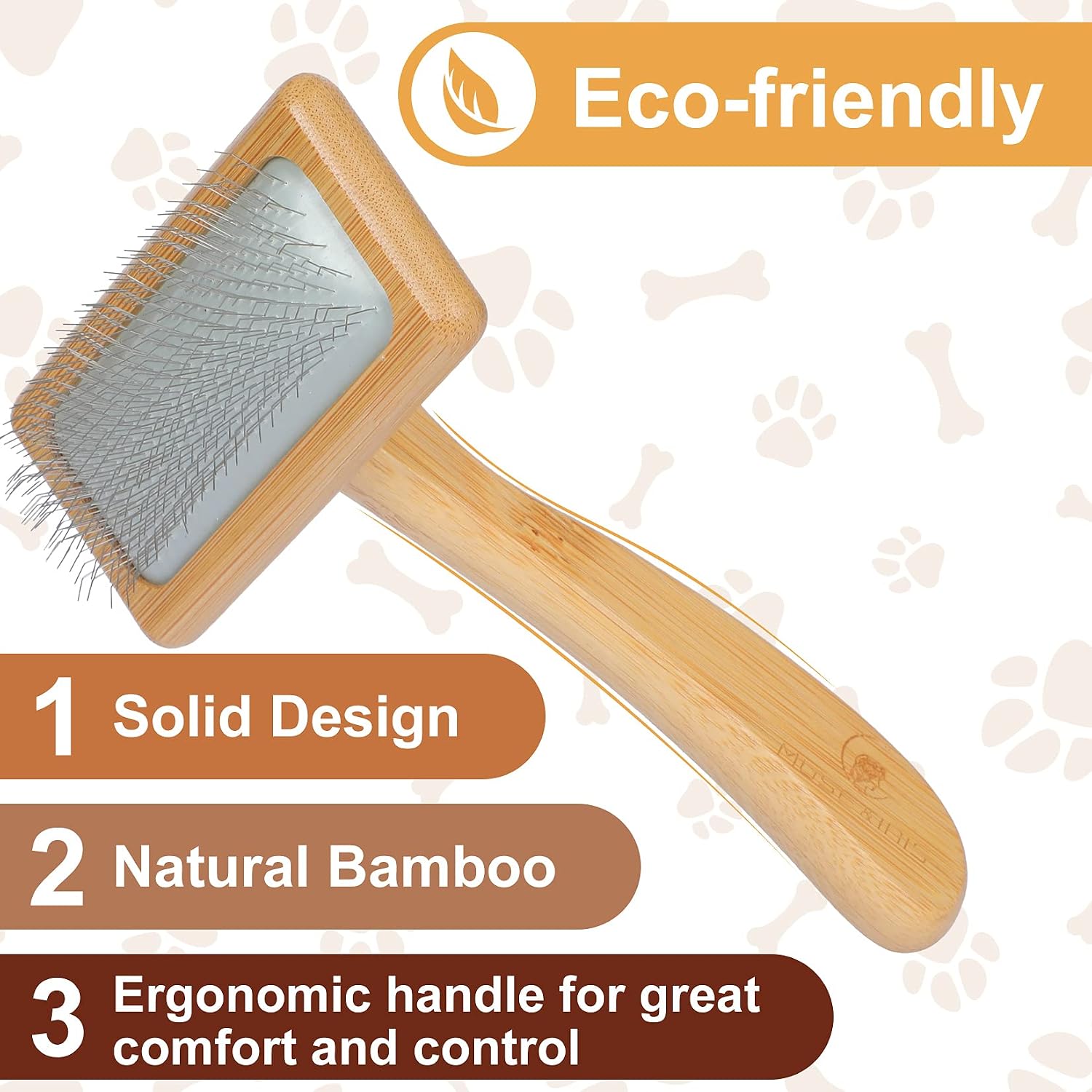 Pet Slicker Brush, Bamboo Hand - Bamboo Hair Brush incelemesi ve fiyatı